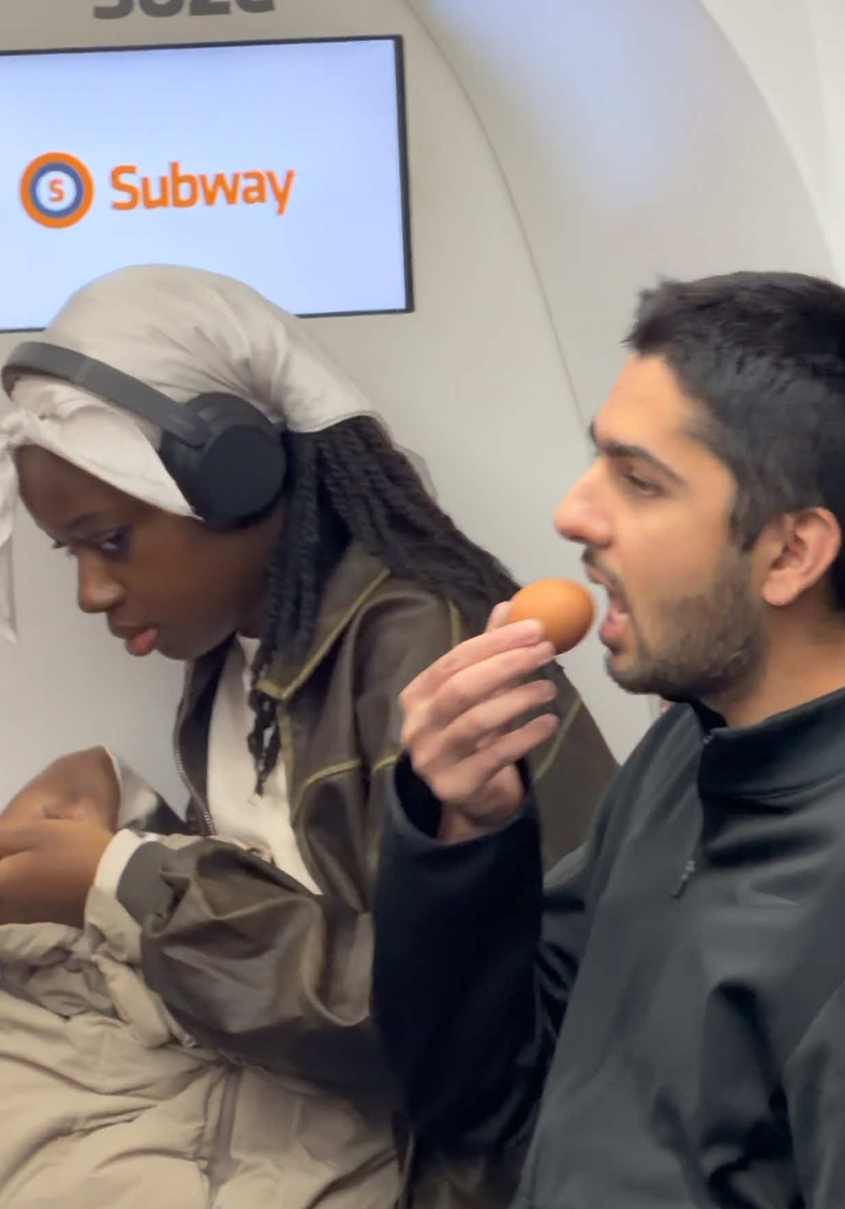 Raw eggs in public  Part 2