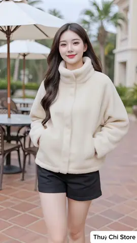 Áo khoác lông cừu cao cấp - mềm mịn, ấm áp, dễ phối đồ. ##aokhoacnu##thoitrangnu##xuhuong##viral##thinhhanh