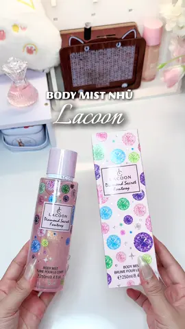 Body mist nhà LACOON 😍😍😍#bodymist #bodymistlacoon #bodymistnhu #xitthombody #viral 