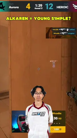 This guy a new s1mple ? Insane flick from Alkaren #heroic #s1mple #alkaren 