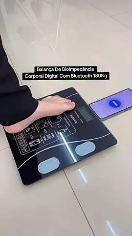 Balança Digital Medidora Corporal Bioimpedância até 180kg OliverHome
