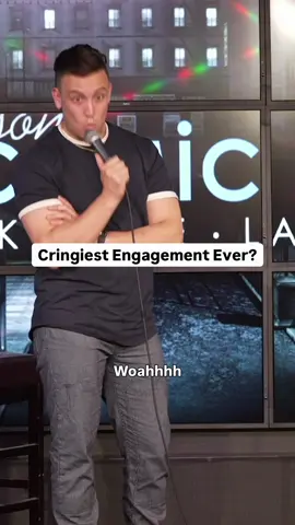 Is this officially the cringiest engagement ever? 