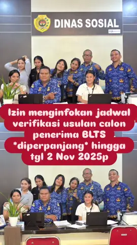 Verifikasi BLTS KESRA diperpanjang 