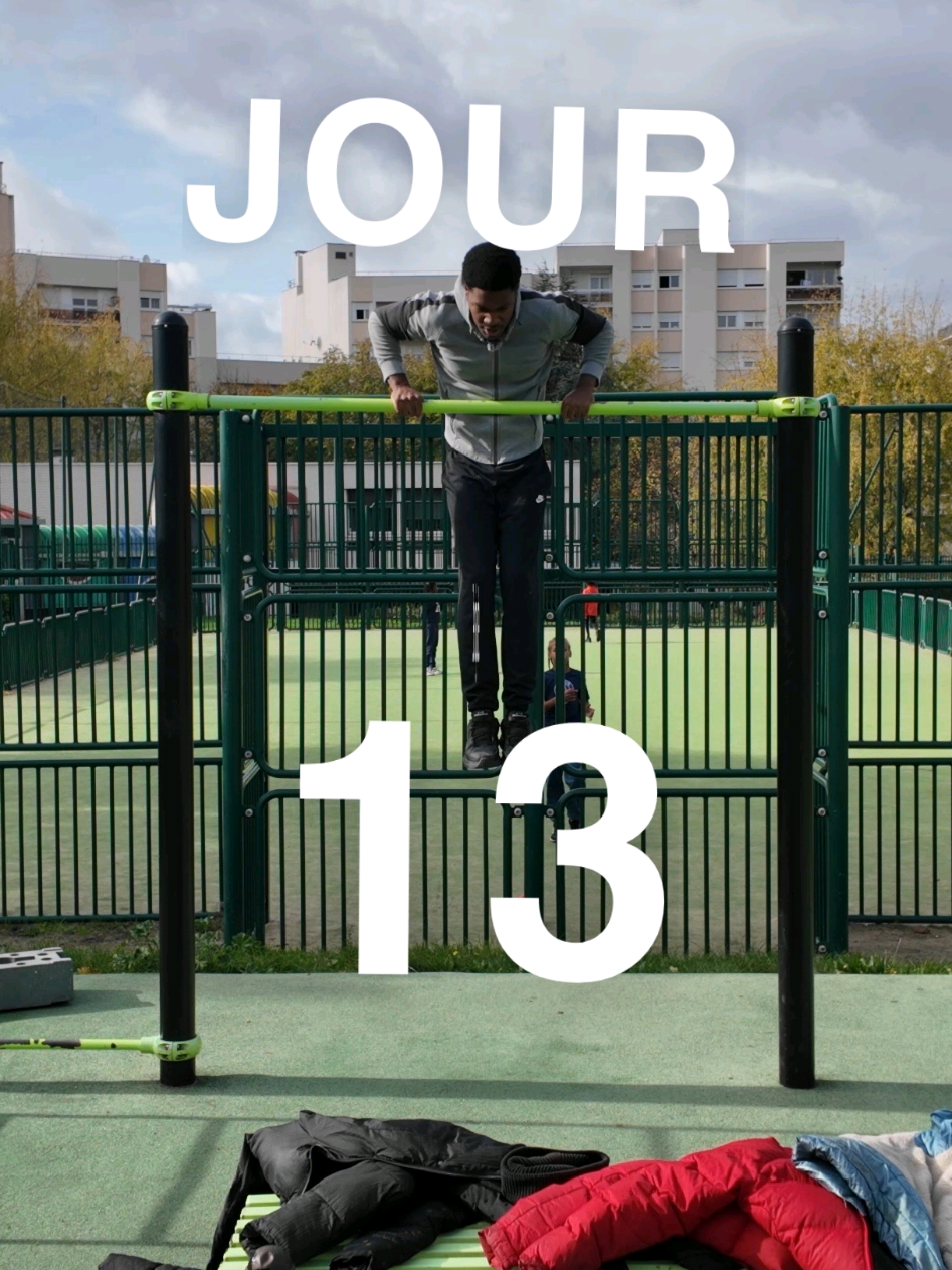 je rajoute une tractions par jour jusqu'à la sortie de GTA 6, JOUR 13 #gta6 #tractions #sport #streetworkout #pullups 