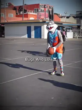 Bugs bunny and Lola☠️#NBA #basketball #sports #professor #fyp 
