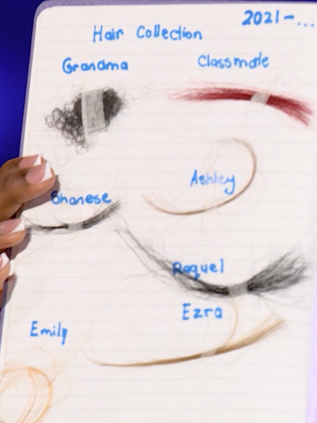 That's one creepy collection #familyfeudcanada #familyfeud #whatdoyoucollect #haircollection#collection