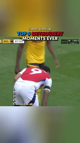 Top 5 Sh*thousery Moments💩🏠 #football #footballtiktok 