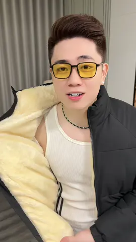 Áo Khoác Phao Lót Lông Cừu Cao