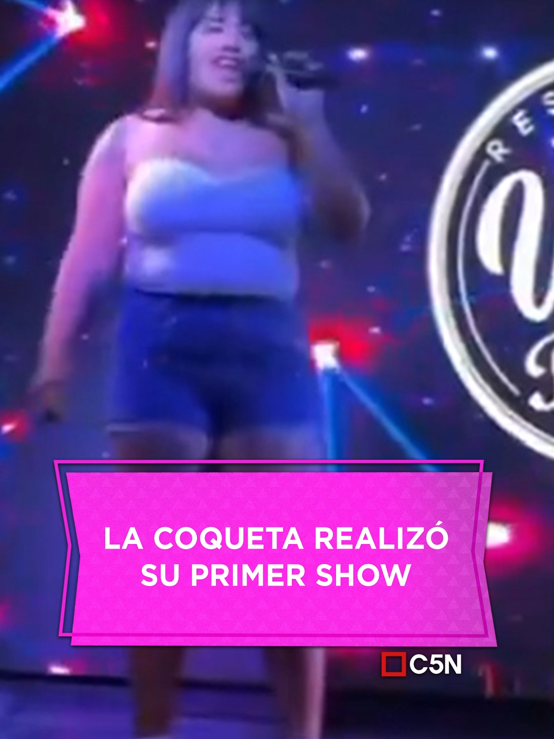 La coqueta realizó su primer show en un bar de Longchamps #Lacoqueta #Coqueta #Influencer #Show