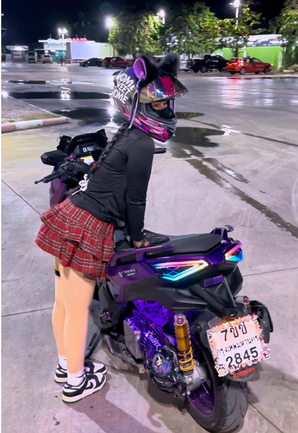 ตัวแค่นี้💜🤏 #ผู้หญิงตัวเล็กๆขับxmax300 #ไอ้น้องมันม่วง🍠💜 #เลดี้ท้ายดุ๊กดิ๊ก #ไฟท้ายไต้หวัน 