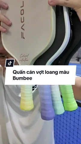 Quấn cán vợt loang màu ombre Bumbee quá đẹp #kytuong1995 #quancanvot #quancanvotcaulong #quancanvotpickleball #quancanloangmau 