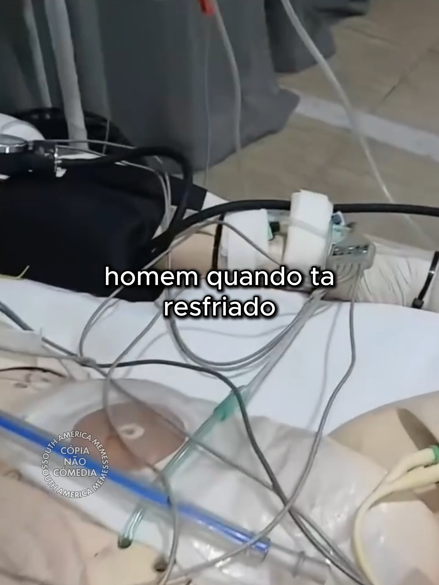 gripe masculina é coisa séria #southamericamemes