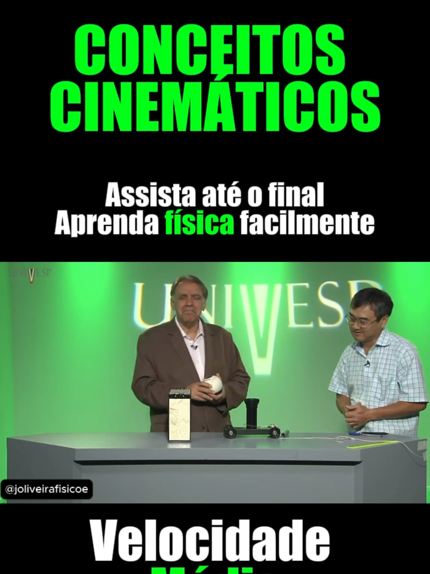 Descobrindo a VELOCIDADE MÉDIA! 🚗💨 É simples: Velocidade Média = ΔPosição ÷ ΔTempo Ou seja: (Posição Final - Posição Inicial) ÷ (Tempo Final - Tempo Inicial) 📌 Coordenadas: Nos dão a posição exata no espaço ⏱️ Intervalo de Tempo: Quanto tempo durou o movimento Ex: Se você saiu do km 10 e chegou ao km 70 em 1 hora: (70 - 10) ÷ 1 = 60 km/h! 🎯 #Física #VelocidadeMédia #Cinemática #Coordenadas #FísicaNoTikTok #AprendaFísica #Enem #Estudo #CiênciaFácil