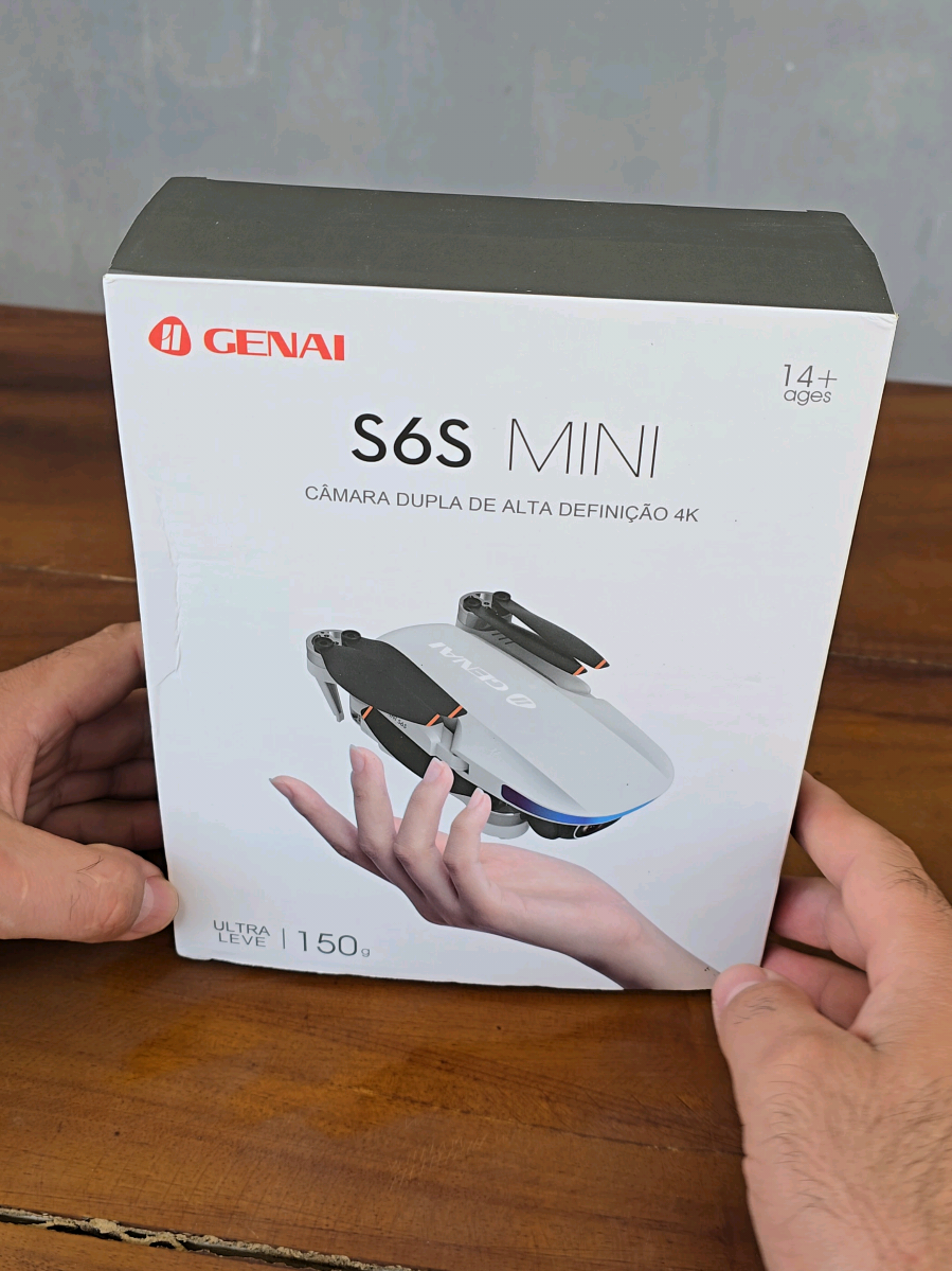 Drone sem escovas S6S Bateria de fluxo ótico C de lente dupla 4K