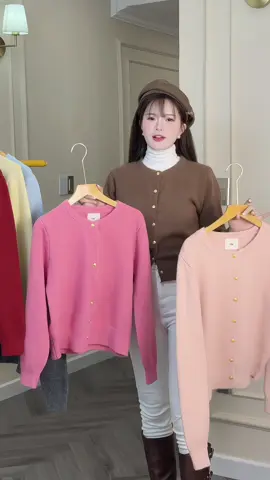 Áo khoác len cadigan #champhanriview 