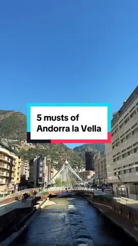 🖐️ The top five must-see spots in Andorra la Vella! - Check out La Noblesse du Temps, Dalí’s famous clock, and the Paris Bridge. - Feel the autumn vibes at Central Park. - Wander through the charming Old Town. - Take a photo with the iconic Andorra la Vella letters! - Shop 'til you drop on Avinguda Meritxell! 👉 Which one's your favourite❓ #visitandorra #andorraworld #AndorraELEVATESyou #andorra #autumn 