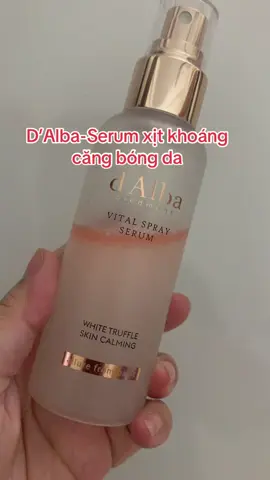 d’Alba - Serum xịt khoáng thuần chay cấp ẩm và làm dịu da #dalba #xitkhoang #thuanchay #capam#skincare 