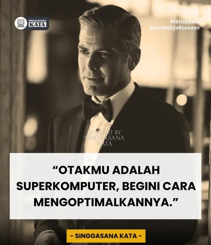 Bayangkan kamu diberi superkomputer paling canggih di dunia — kecepatannya ribuan kali lipat dari apa pun yang pernah dibuat manusia. Tapi kamu tidak tahu cara menggunakannya, dan malah memakainya hanya untuk mengetik catatan harian. Itulah yang kebanyakan orang lakukan dengan otaknya. Kita lahir dengan mesin berpikir yang menakjubkan: 86 miliar neuron yang saling terhubung dalam triliunan jaringan sinapsis. Ia bisa menciptakan ide, mengubah realitas, dan bahkan mempengaruhi dunia hanya lewat pikiran. Tapi sayangnya, kebanyakan orang membiarkannya berkarat karena tidak tahu bagaimana cara memprogramnya dengan benar. Otakmu bukan musuhmu. Ia adalah alat paling kuat yang kamu punya. . Jika kamu mengisinya dengan keraguan, ia akan mencari alasan untuk menyerah. Jika kamu mengisinya dengan keyakinan dan rencana yang jelas, ia akan menciptakan jalan bahkan di tempat yang tampak mustahil. 1. Program ulang keyakinanmu, karena otak bekerja mengikuti perintah Otakmu tidak tahu perbedaan antara realitas dan keyakinan. Ia hanya mengikuti apa yang kamu yakini benar. Jika kamu berkata, “Saya bodoh,” otakmu akan mencari bukti untuk membenarkan itu. Tapi jika kamu berkata, “Saya sedang belajar menjadi lebih cerdas,” otakmu akan membuka jalur baru untuk membuatnya nyata. Ini bukan motivasi kosong. Ini sains. Proses ini disebut neuroplasticity — kemampuan otak untuk membentuk ulang sambungan saraf sesuai dengan pola pikiran dan kebiasaan. Jadi, kalimat sederhana yang kamu ucapkan berulang kali bisa mengubah struktur otakmu secara fisik. 2. Berhenti memberi makan otak dengan informasi sampah Superkomputer tercanggih pun akan crash kalau diberi data yang rusak. Begitu juga otakmu. Setiap hari, kamu diserbu oleh informasi dari media sosial, berita negatif, gosip, dan distraksi digital. Semakin banyak yang kamu konsumsi tanpa kendali, semakin rusak sistem fokus dan pemikiran jernihmu. Jika kamu ingin otakmu tajam, kurangi input yang tidak perlu. Pilih apa yang layak kamu baca, dengar, dan pikirkan. Informasi itu seperti makanan mental — konsumsi buruk akan membuat pikiranmu lemah dan mudah cemas. Tapi konsumsi yang sehat (buku, ide, pengalaman reflektif) akan membuat otakmu makin tajam, cepat, dan terarah. 3. Latih fokus — karena tanpa fokus, otakmu seperti superkomputer tanpa sistem operasi Otakmu mampu melakukan banyak hal, tapi tidak sekaligus. Setiap kali kamu multitasking, otak sebenarnya tidak melakukan dua hal bersamaan, melainkan berpindah fokus sangat cepat. Akibatnya, energi mental terkuras, dan hasilnya setengah-setengah. Fokus adalah mata uang kognitif. Tanpa itu, potensi otakmu bocor ke hal-hal yang tidak penting.  4. Gunakan prinsip “beban sehat” agar otak tetap tumbuh Otak berkembang lewat tantangan, bukan kenyamanan. Sama seperti otot, ia perlu dilatih dengan beban mental yang terukur — bukan terlalu ringan, bukan terlalu berat. Kalau kamu terus menghindari masalah atau tantangan, otakmu berhenti tumbuh. Tapi jika kamu menantangnya sedikit demi sedikit, ia akan beradaptasi, menciptakan koneksi saraf baru, dan meningkatkan daya pikir. 5. Istirahat bukan kemalasan, tapi bagian dari sistem optimalisasi otak Banyak orang berpikir produktivitas adalah tentang bekerja tanpa henti. Padahal, otakmu tidak dirancang untuk itu. Superkomputer pun butuh cooling system. Ketika kamu tidur, berjalan santai, atau sekadar berdiam diri, otakmu tidak berhenti — ia justru mengatur ulang data, menyambungkan ide, dan memperkuat memori. Inilah mengapa ide-ide brilian sering muncul saat kamu tidak sedang berpikir keras: karena otakmu akhirnya punya ruang untuk berkreasi. 6. Perlakukan otakmu seperti aset, bukan mesin tanpa batas Kebanyakan orang memperlakukan otaknya seperti mesin serbaguna yang bisa disuruh bekerja kapan saja, tanpa peduli bahan bakarnya apa. Padahal, kualitas tidur, pola makan, hidrasi, bahkan suasana hati punya dampak langsung terhadap performa otak. #fyp #otakmanusia #mengoptimalkanotak #suksessejati #solusihidup