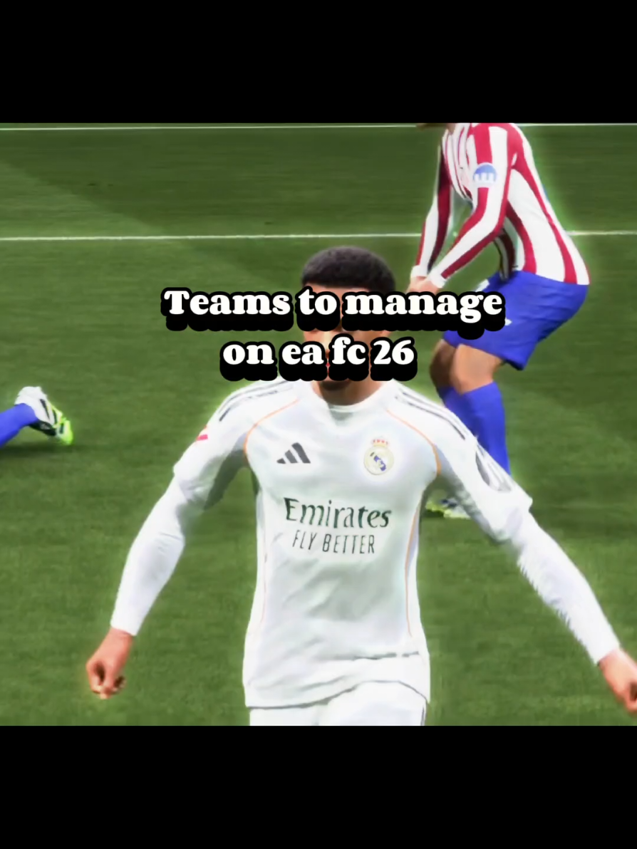 Teams to manage on ea fc 26#eafc26 #fifa #eafc 