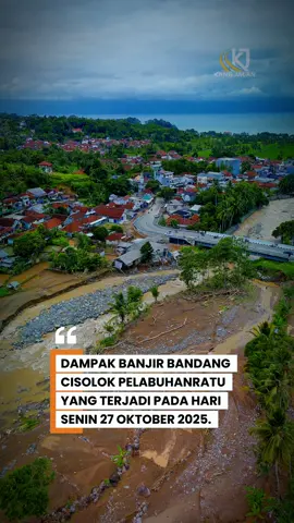 DAMPAK BANJIR BANDANG CISOLOK PELABUHANRATU YANG TERJADI PADA HARI SENIN 27 OKTOBER 2025. Mengakibatkan beberapa rumah rusak dan puluhan lainnya terdampak hingga jembatan putus. #pelabuhanratu #bencanaalam #longsor #banjirbandang #banjircisolok 