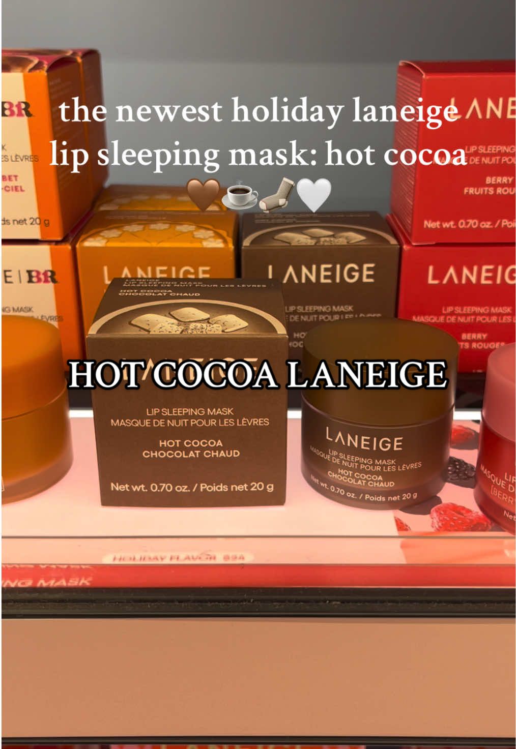 oh how i love laneige and holiday specials!! #laneige #laneigelipmask #laneigelipsleepingmask #hotchocolate #tiktokshopcreatorpicks 