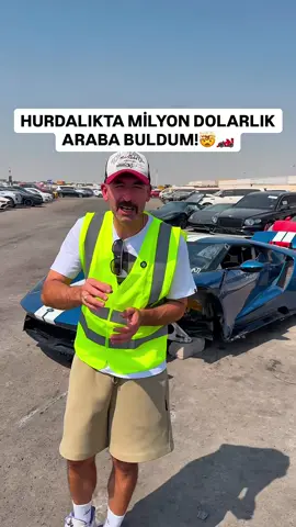 Milyon dolarlık Ford GT hurdalığa düşmüş! Bunaraba alınır mı? #salvageyard #cars  