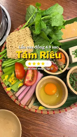 Đi ăn theo map bóc trúng secret lẩu cua đồng siêu ngon mà còn được phục vụ nhiệt tình, dễ thương #yuhdidau  #ancungtiktok #saigon #amthuc #review 