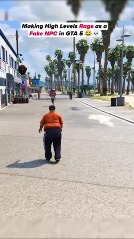 Making High Levels Rage as a fake NPC in GTA 😂 #gta5 #gta5clips #gta5_funny #gta5moments #gtavonline 