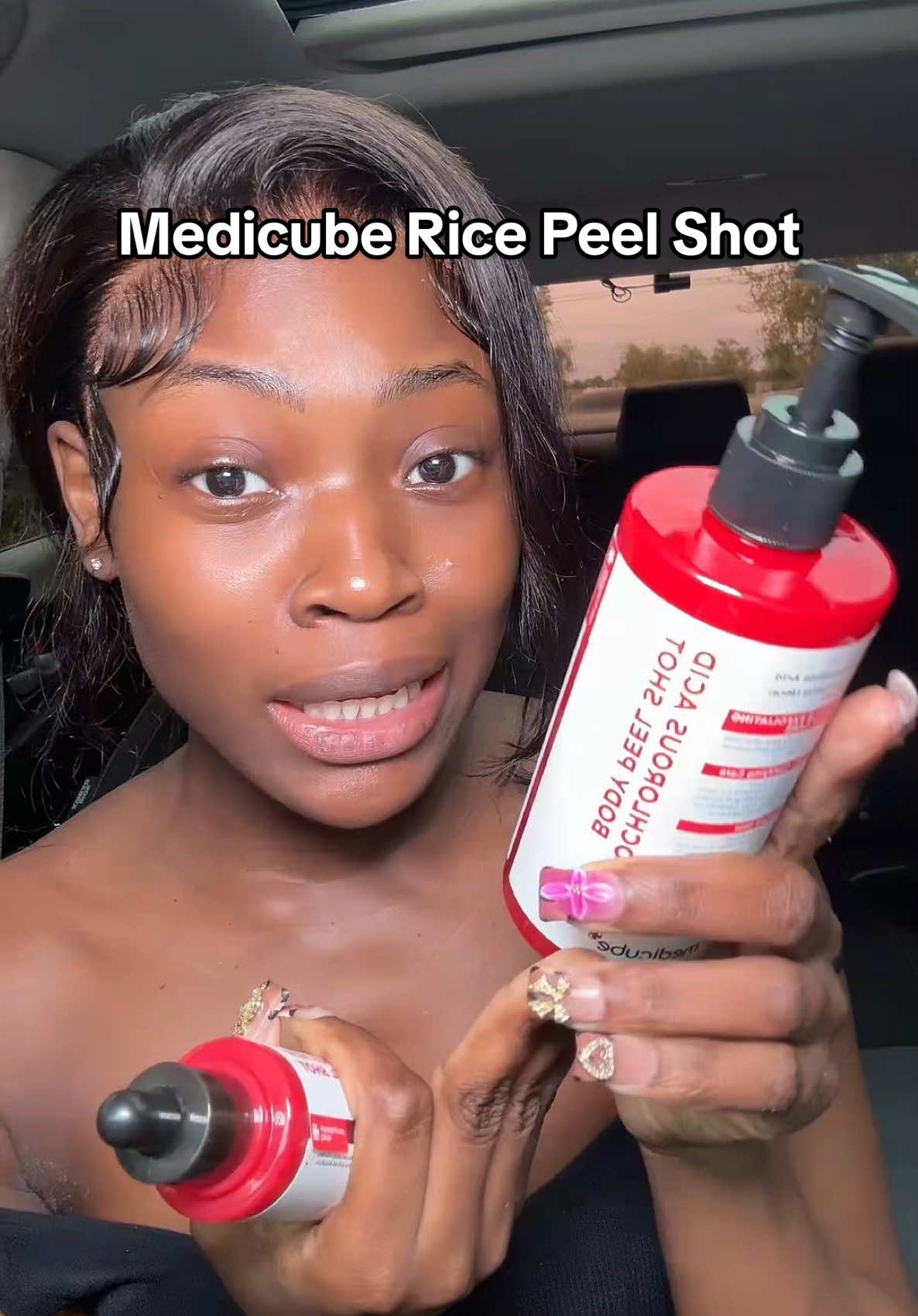 MediCube Hypochlorous Acid Rice Peel Shot is the FIRST peel with bacteria-killing❤️ hypochlorous acid Say goodbye to cloggea pores, blackheads, whiteheads & bacne while revealing smooth, radiant skin.❤️❤️ Works for both face + body - even strawberry skin & chicken skin 00 + #medicubepeelshot #hypochlorousacid #koreanskincare #medicubedealsforyoudays #falldealsforyoudays @medicube US Store  @medicube global 