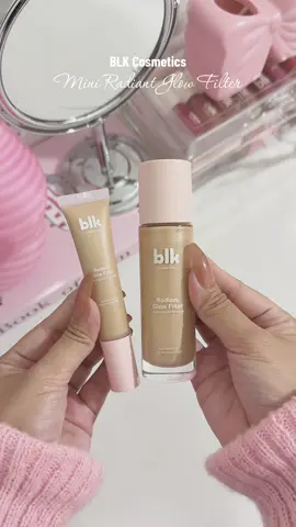 may mini version na ang @blk cosmetics radiant glow filter 😍💗 #blkcosmetics #radiantglow #makeupbase #radiantmakeup #glowingskin 