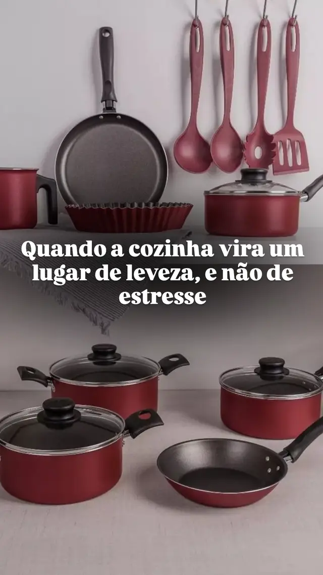 Jogo De Panelas Antiaderente Tramontina 12 Peças Turim Com Utensílios ID do produto: AMT-YQR-FQL #fyppage #panela #vaiprafy #compras #vaiprofy @suachou14 @suachou14 @suachou14 