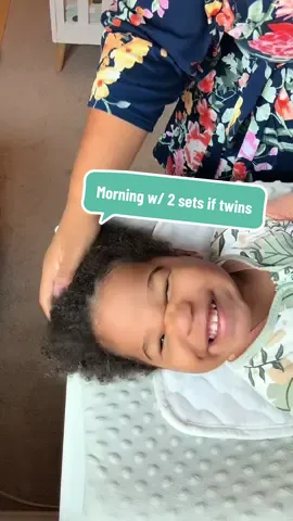 What are mornings like in your house? Sometimes our mornings are chaotic and sometimes they are calm. With 2 sets of twins under 4 I never quite know what I’m going to get.  #morningwithme #4under4 #momofmultiples 