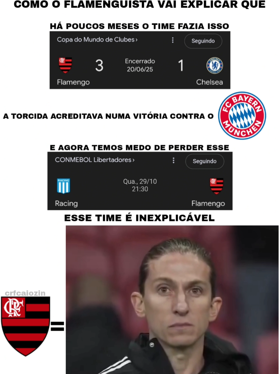 o frio na barriga já é inevitável, esse time ainda vai enlouquecer os torcedores, vem aí o jogo de volta em AVELLANEDA. . #flamengo #racing #libertadores #mengo #fyp 