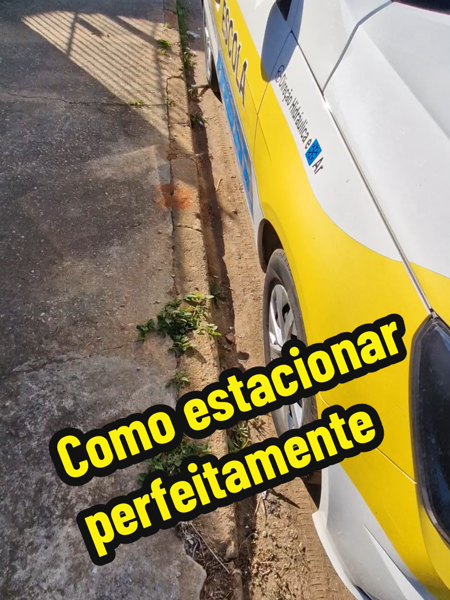 Aprenda o segredo para estacionar perfeitamente, essa dica nunca falha 🤗🤭#fyppppppppppppppppppppppp #cnh #habilitação #autoescola #aula @Rogeria Fonda instrutora 