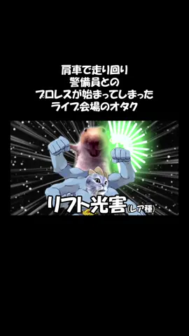 オタクが肩車で走り回り、警備員とのプロレスが始まってしまう #猫ミーム #猫マニ 