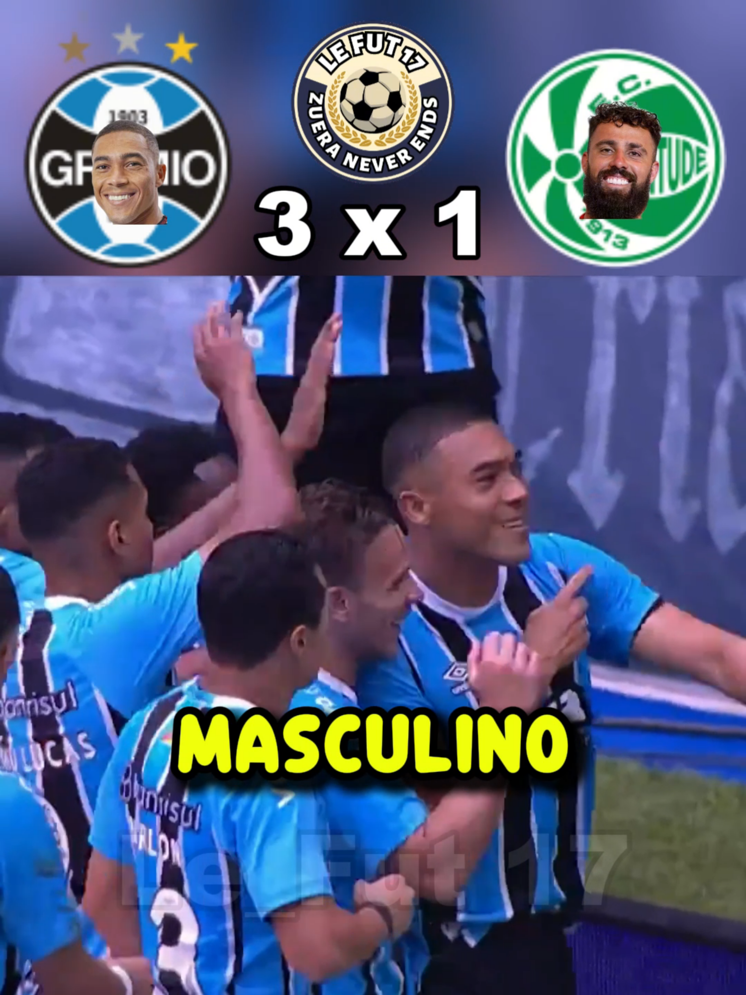 grêmio x juventude #futebol #gremio #gremiomaiordosul💙🖤🤍 #gremiocopeiro #brasileirao #juventude #engraçado #edit #smzinho