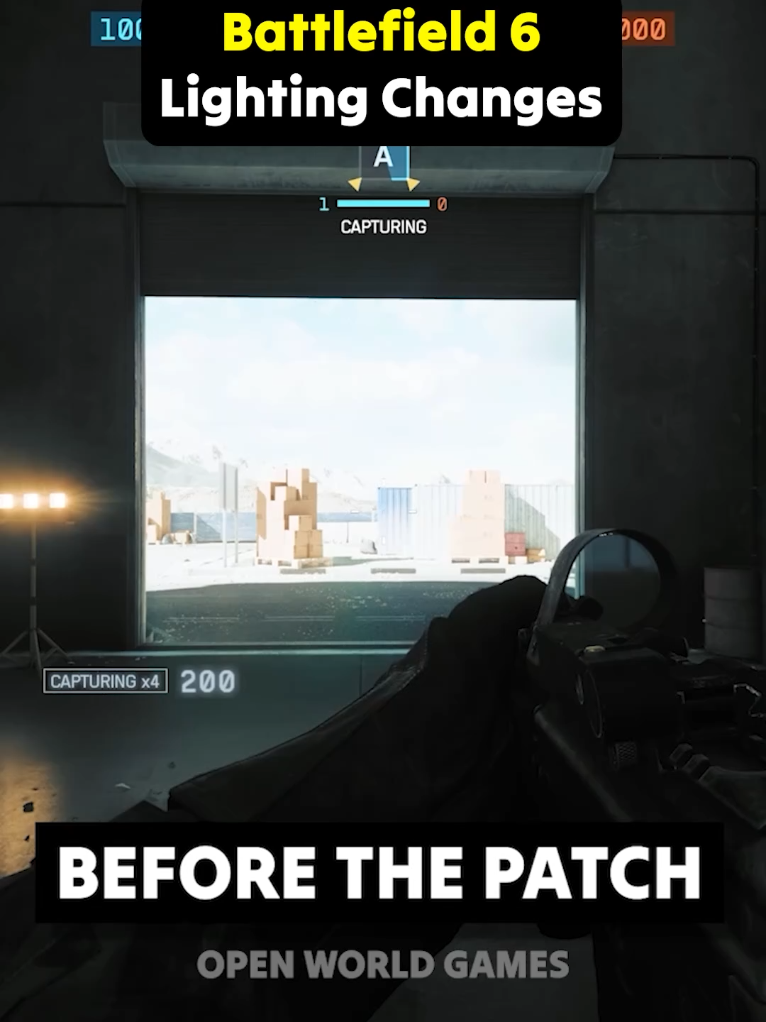 Battlefield 6 lighting changes after the recent update #Battlefield6 #Battlefield6news #battlefield6gameplay