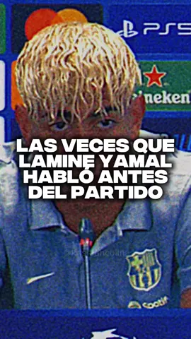💀 Todas las veces que Lamine Yamal habló antes del partido. - #lamineyamal #barcelona #realmadrid #inter #cr7 