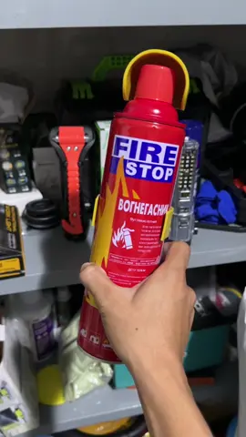 Bình cứu hoả mini kèm búa phá kính xe ô tô 