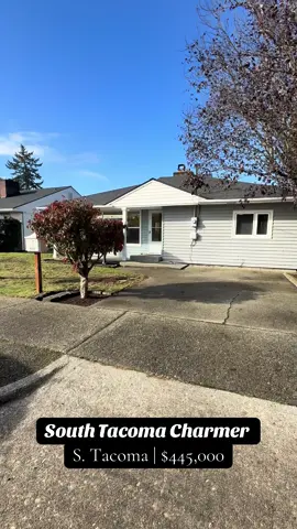 3 bed | 1 bath | $445,000 | Tacoma, WA  Seller represented by Troy Martin and Wendy Gray with Keller Williams PS  Video posted on 10/28. All information about price and availability is based off knowledge from when video was posted. Please ask for listing info for up to date information. 
