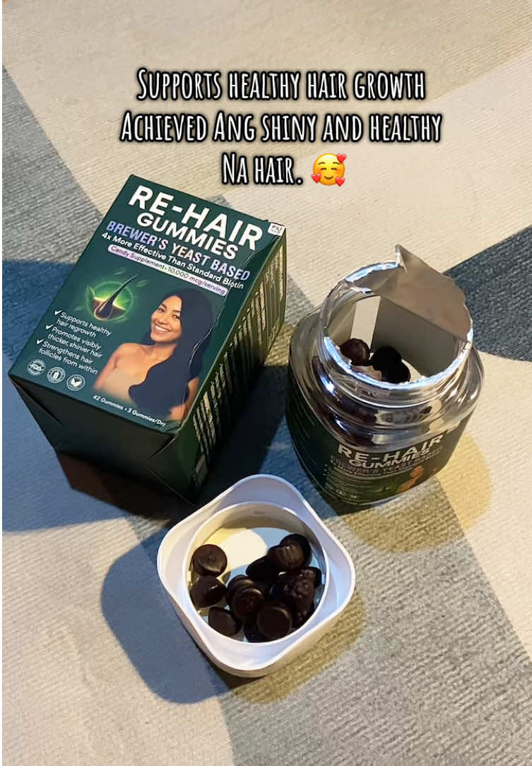 Re-hair gummies. Strengthens hair follicles from within. #rehairgummies 