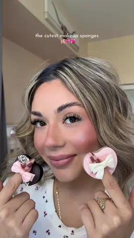 the cutest makeup sponges 🩰🎀💖 #momosworkshop #makeupsponges #makeup #couquetteaesthetic #beautyblenders  @Momo's Workshop @Momo’s Workshop beauty 