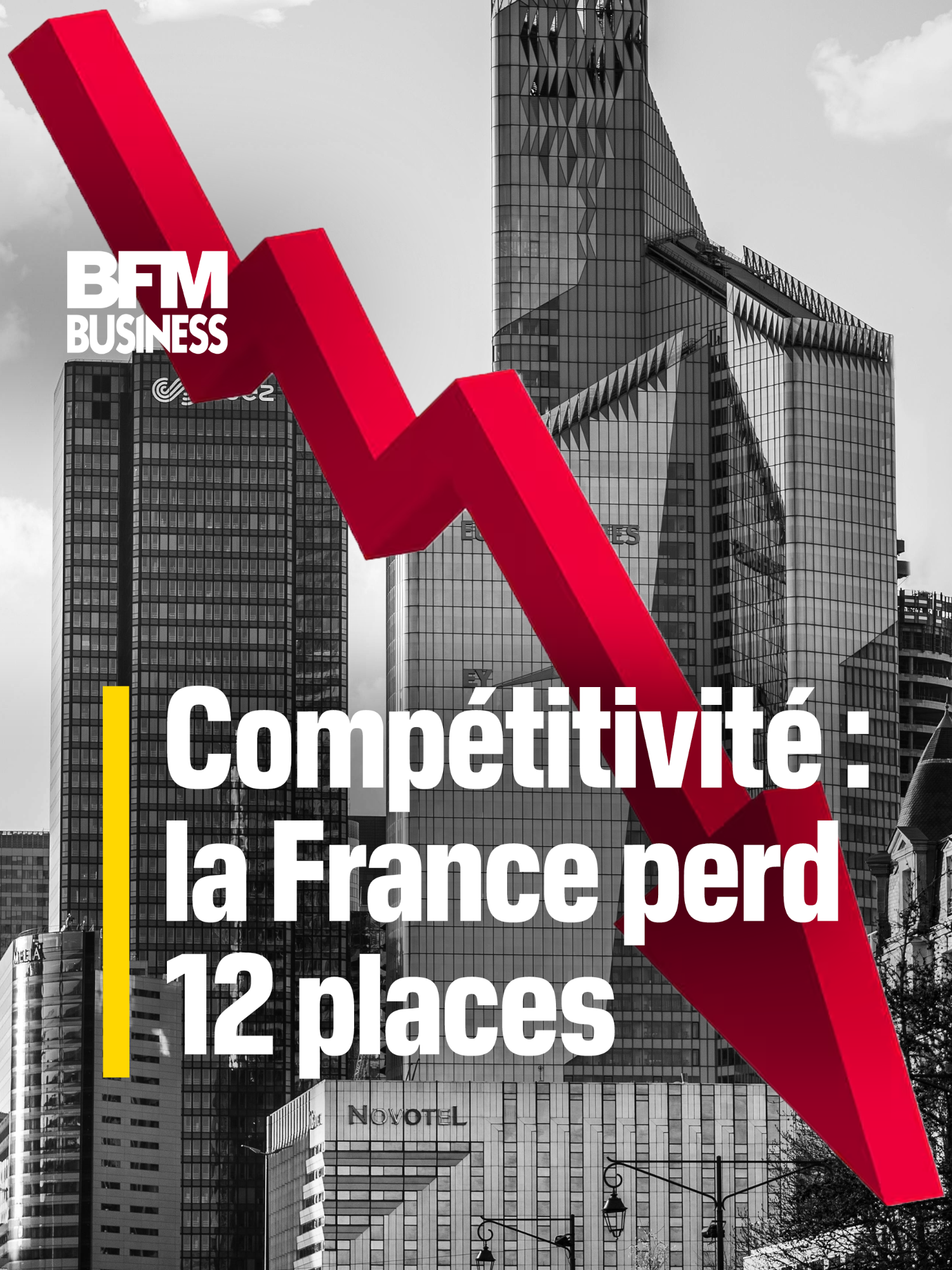 Compétitivité : la France perd 12 places 📉 Alors qu'elle était 5e en 2023, la France a chuté à la 17e place du classement d'Eight Advisory, qui examine la compétitivité de 58 pays. La faute notamment à une lourde politique fiscale. Mais c'est toujours un meilleur classement que les États-Unis ou la Chine. 🎙️ Paul Waller #business #economie #sinformersurtiktok