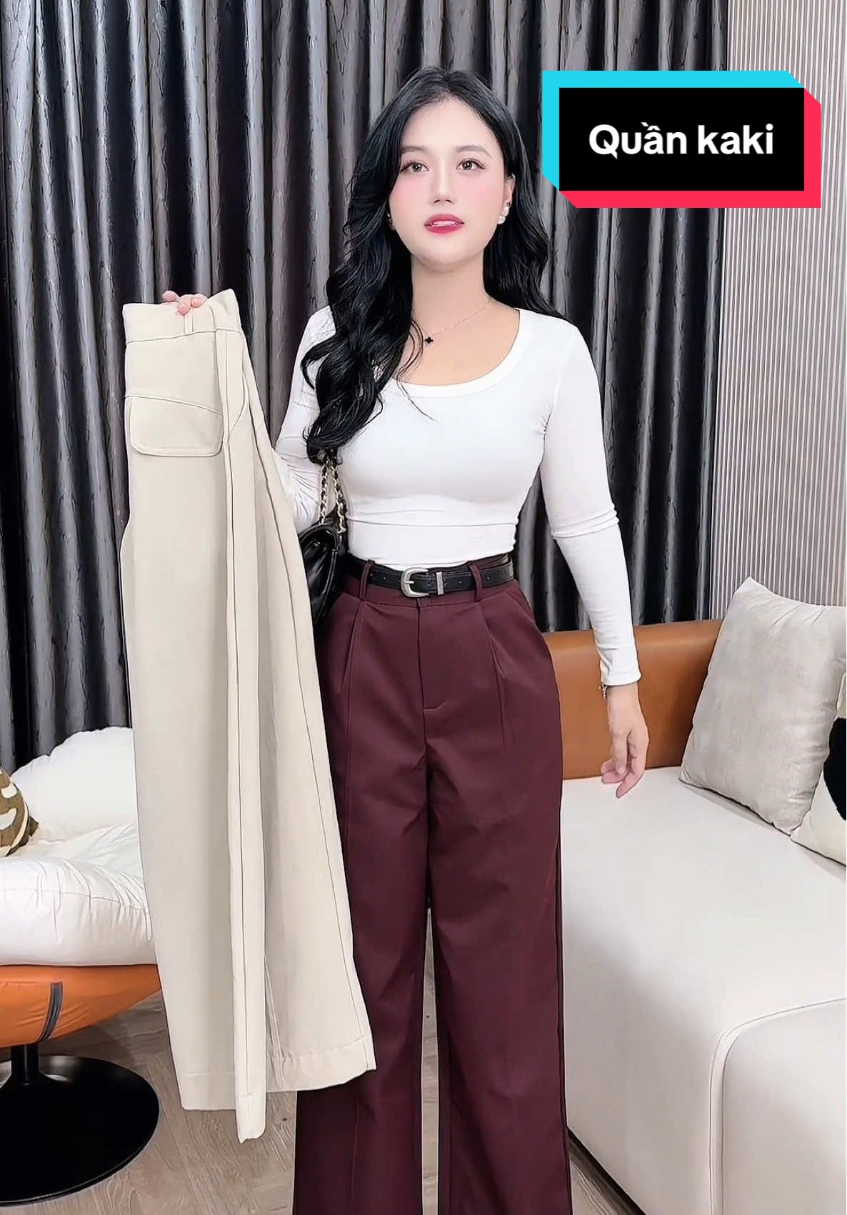 Quần kaki #quankaki #quannu #myoutfit #fypシ゚ #viral 