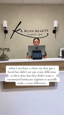 FRIENDS! Facials will only do so much. Homecare is used every day twice a day!!!! #fyp #foryoupage #esthetician #estheticianlife 