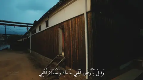 وَقِيلَ يَٰٓأَرۡضُ ٱبۡلَعِي مَآءَكِ وَيَٰسَمَآءُ أَقۡلِعِي (سورة هود) #القارئ#ماهرالمعيقلي#قران#quran  #اكتب_شي_توجر_عليه 