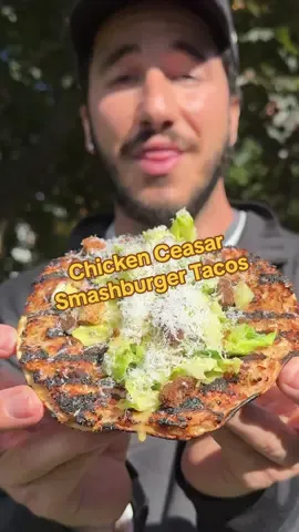 Chicken Caesar Smashburger tacos wearing the unbelievable comfortable new @Rhoback  Pace Q-Zips