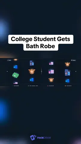 College Student Gets Bath Robe