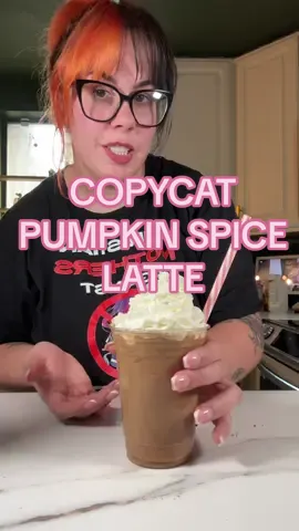 COPYCAT Starbucks iced pumpkin spice latte  #maze #EasyRecipe #copycat 