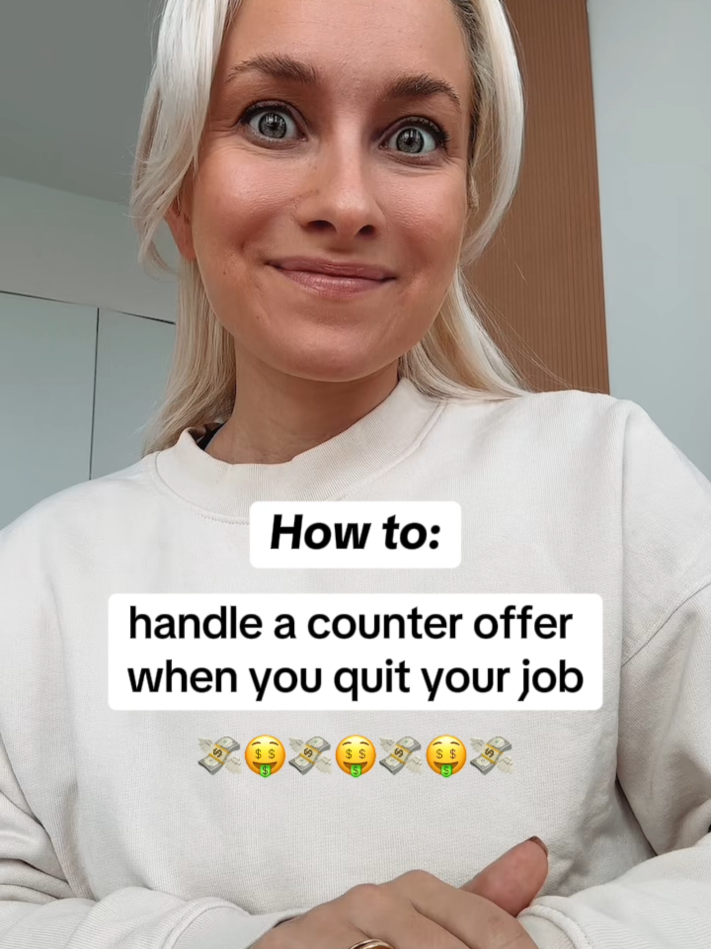 ‼️ dont fall for it. Just go. If you’re leaving, leave. Do it with gratitude, professionalism & poise. You got this! ✨ #careeradvice #quityourjob #counteroffer #jobinterview #salarynegotiation #careerhelp